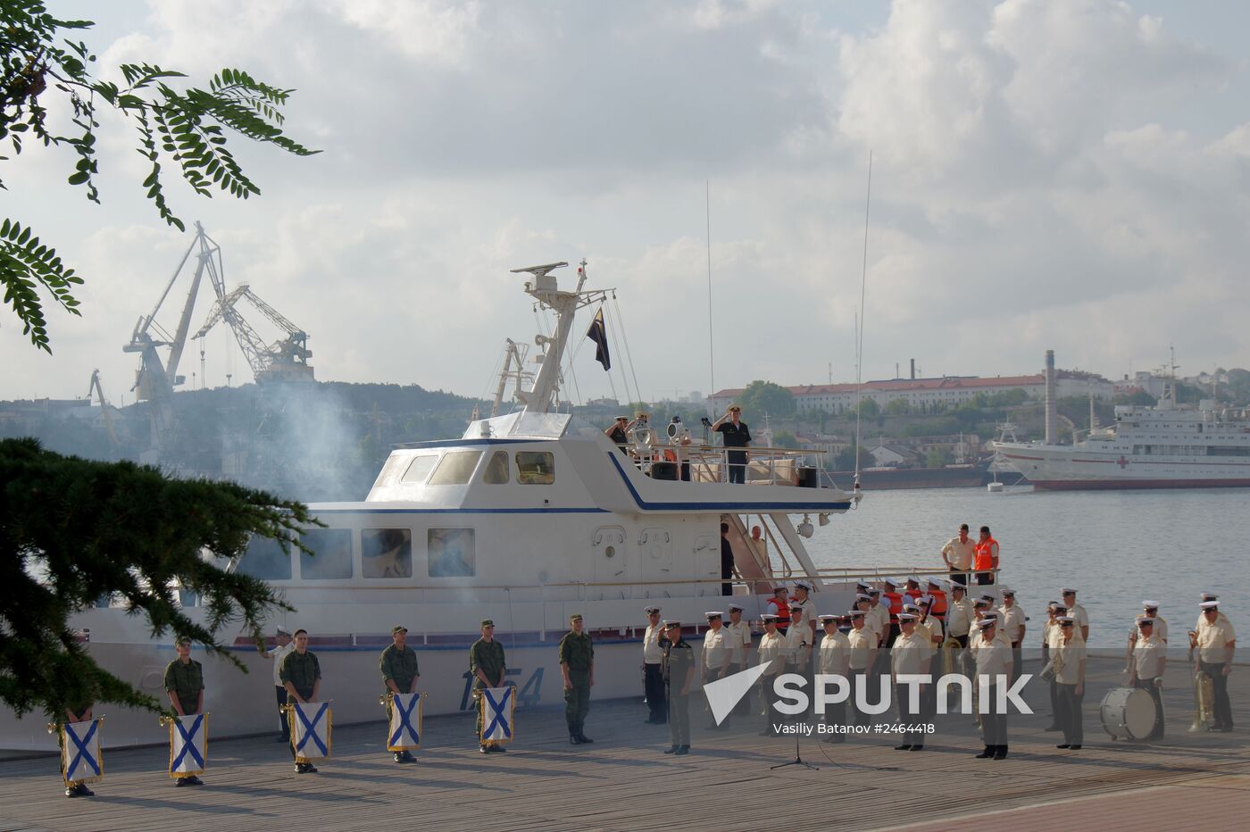 Navy Day parade rehearsed in Sevastopol