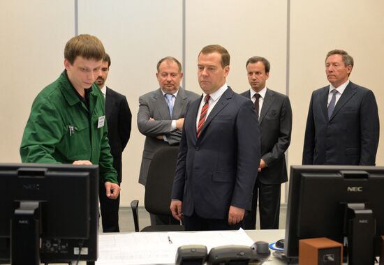 Dmitry Medvedev's working trip to Lipetsk