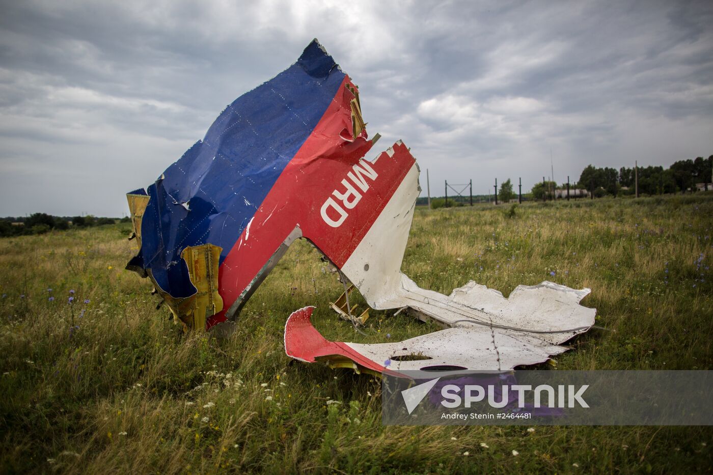 Crash site of Malaysia Airlines flight MH17 near Shaktyorsk