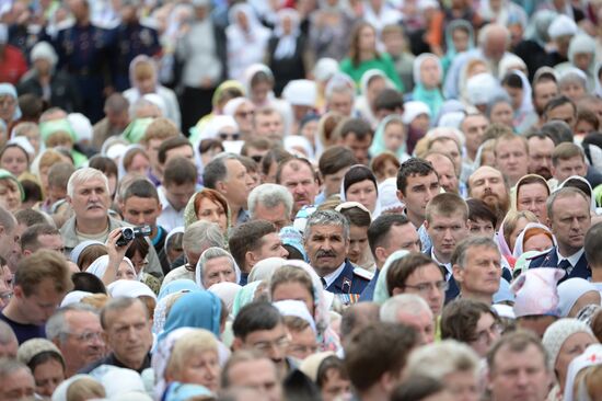 Celebration of 700th birth anniversary of Venerable St. Sergius of Radonezh. Day Three