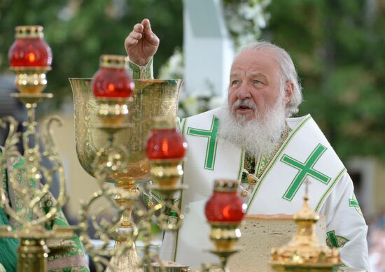Celebration of 700th birth anniversary of Venerable St. Sergius of Radonezh. Day Three