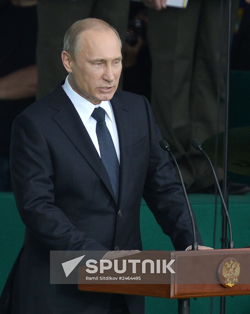 Vladimir Putin takes part in celebrating 700th birth anniversary of Venerable St. Sergius of Radonezh