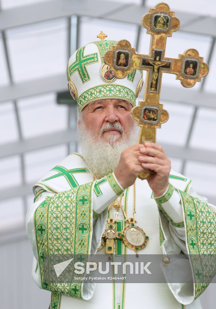 Celebration of 700th birth anniversary of Venerable St. Sergius of Radonezh. Day Three