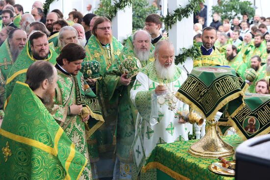Celebration of 700th birth anniversary of Venerable St. Sergius of Radonezh. Day Three