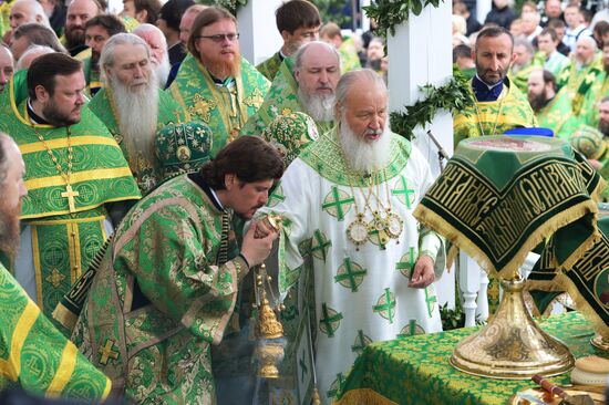 Celebration of 700th birth anniversary of Venerable St. Sergius of Radonezh. Day Three