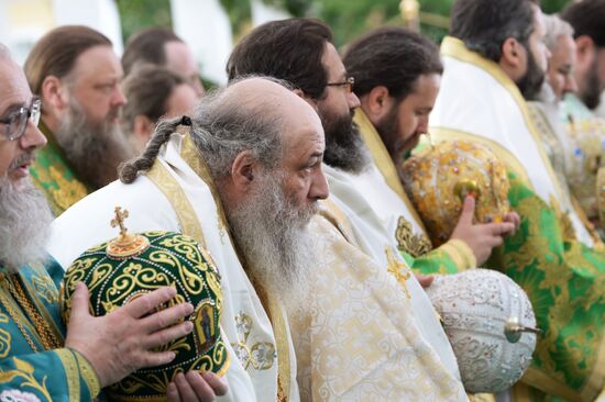 Celebration of 700th birth anniversary of Venerable St. Sergius of Radonezh. Day Three
