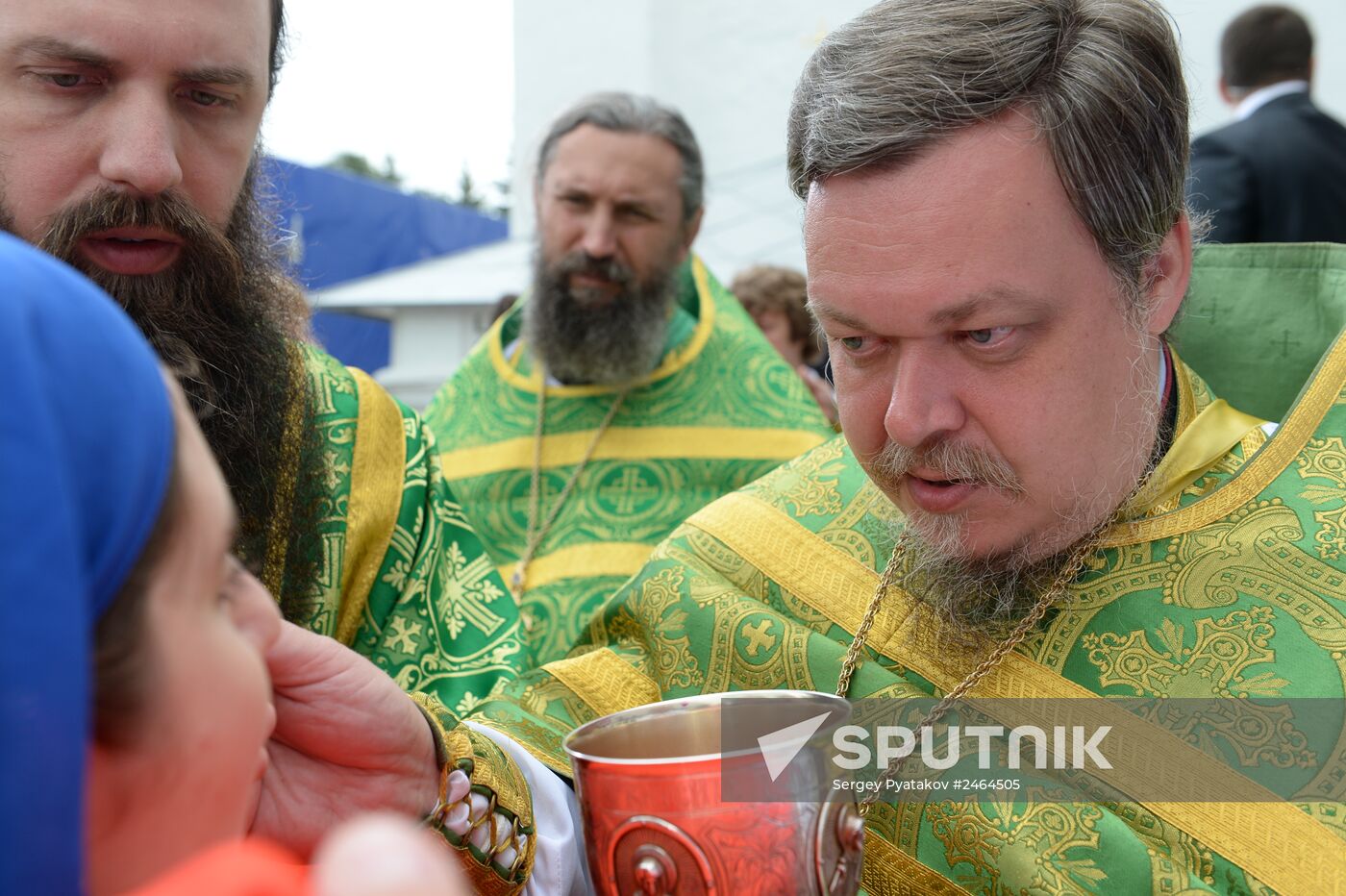 Celebration of 700th birth anniversary of Venerable St. Sergius of Radonezh. Day Three