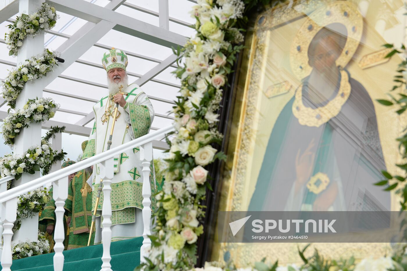 Celebration of 700th birth anniversary of Venerable St. Sergius of Radonezh. Day Three