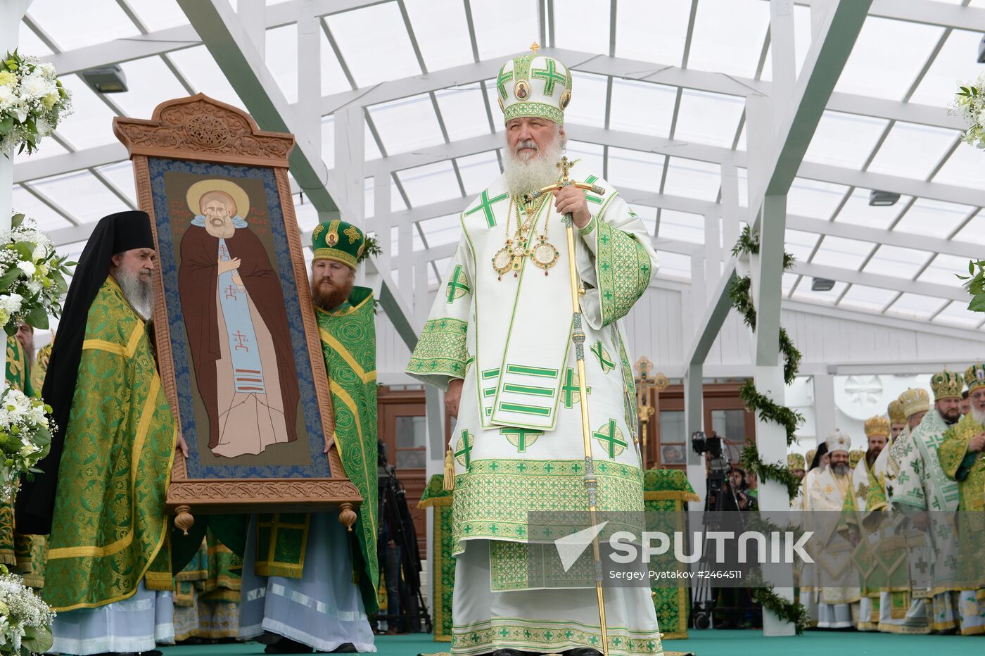 Celebration of 700th birth anniversary of Venerable St. Sergius of Radonezh. Day Three
