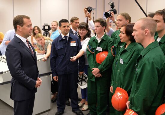 Dmitry Medvedev's working trip to Lipetsk