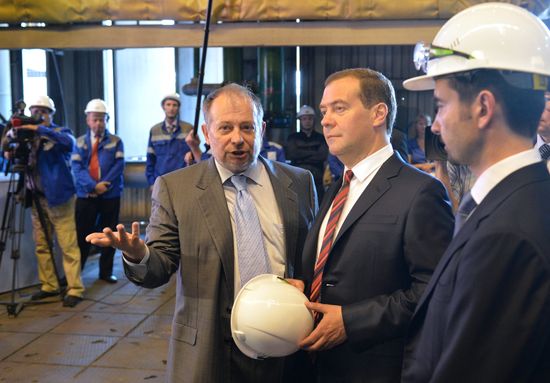 Dmitry Medvedev's working trip to Lipetsk