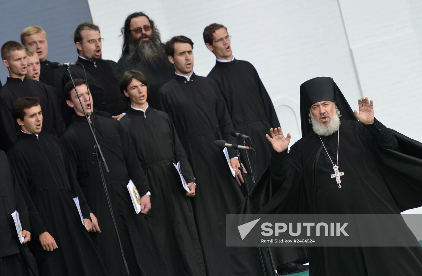Celebration of 700th birth anniversary of Venerable St. Sergius of Radonezh. Day Three