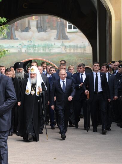 Vladimir Putin takes part in celebrating 700th birth anniversary of Venerable St. Sergius of Radonezh