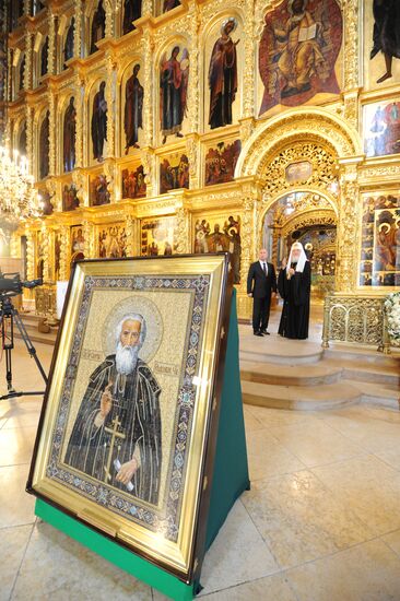 Vladimir Putin takes part in celebrating 700th birth anniversary of Venerable St. Sergius of Radonezh