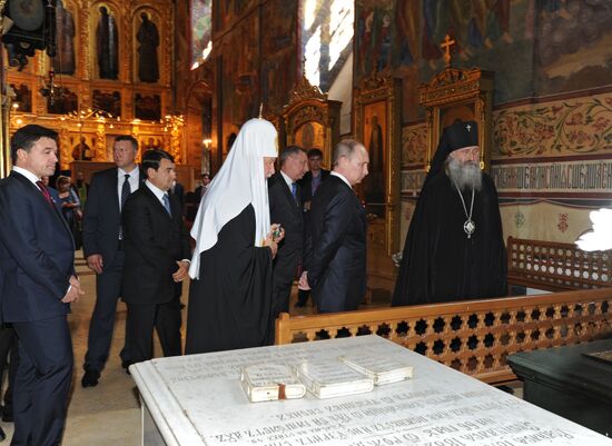 Vladimir Putin takes part in celebrating 700th birth anniversary of Venerable St. Sergius of Radonezh