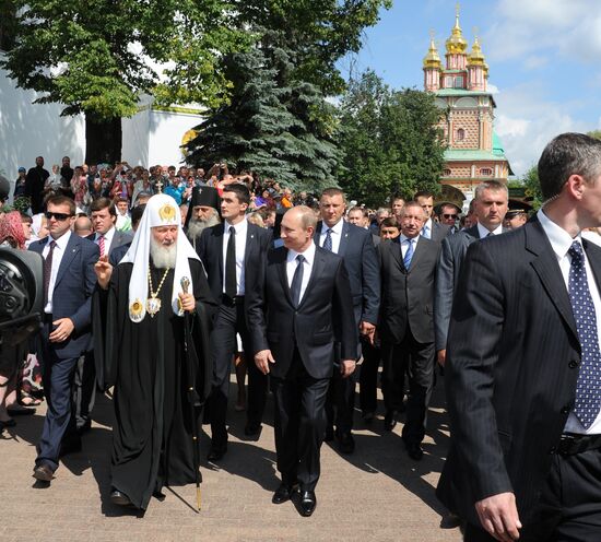 Vladimir Putin takes part in celebrating 700th birth anniversary of Venerable St. Sergius of Radonezh
