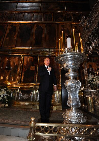 Vladimir Putin takes part in celebrating 700th birth anniversary of Venerable St. Sergius of Radonezh