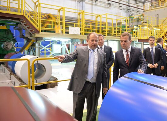 Dmitry Medvedev's working trip to Lipetsk
