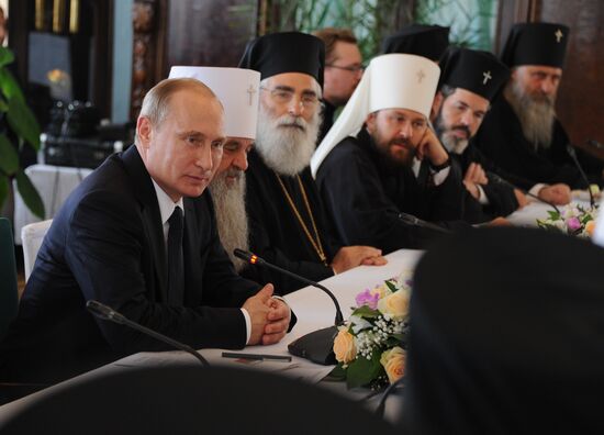 Vladimir Putin takes part in celebrating 700th birth anniversary of Venerable St. Sergius of Radonezh