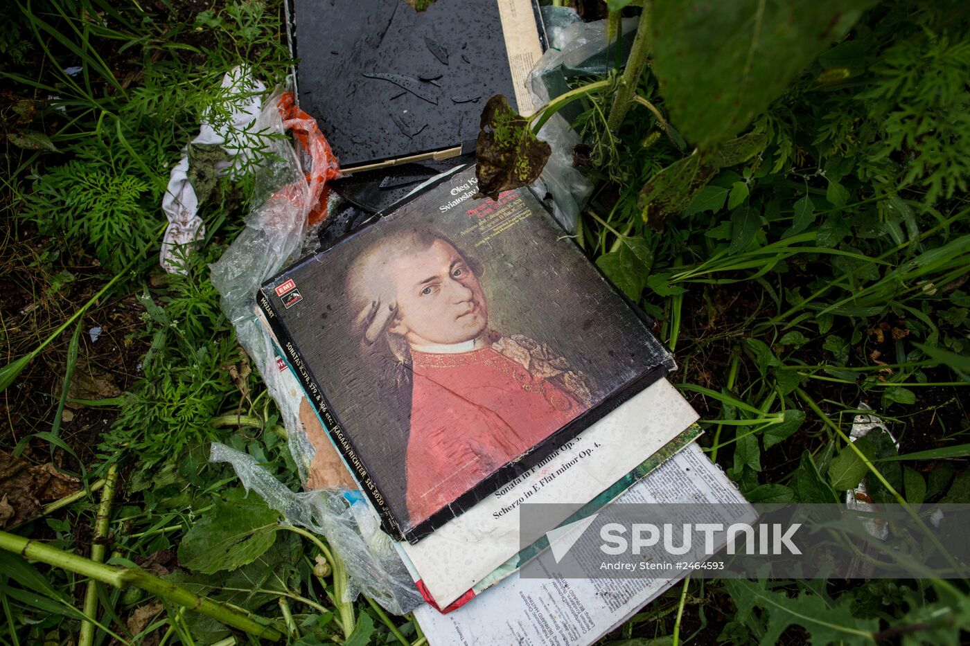 Crash site of Malaysia Airlines flight MH17 near Shaktyorsk