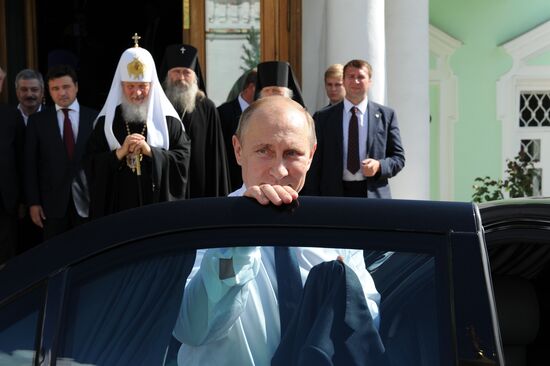 Vladimir Putin takes part in celebrating 700th birth anniversary of Venerable St. Sergius of Radonezh