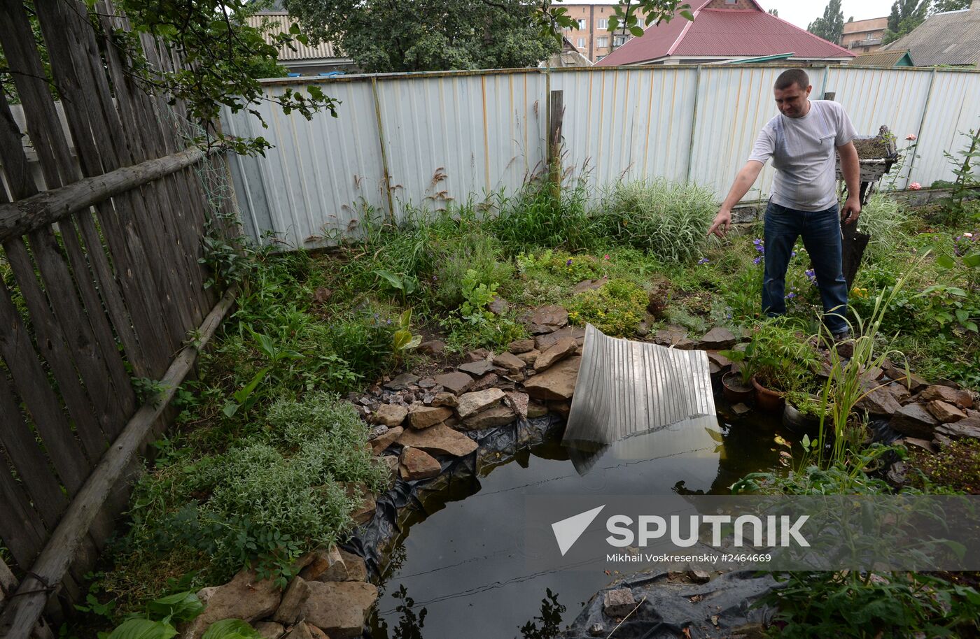 Crash site of Malaysia Airlines flight MH17 near Shaktyorsk