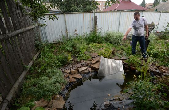 Crash site of Malaysia Airlines flight MH17 near Shaktyorsk