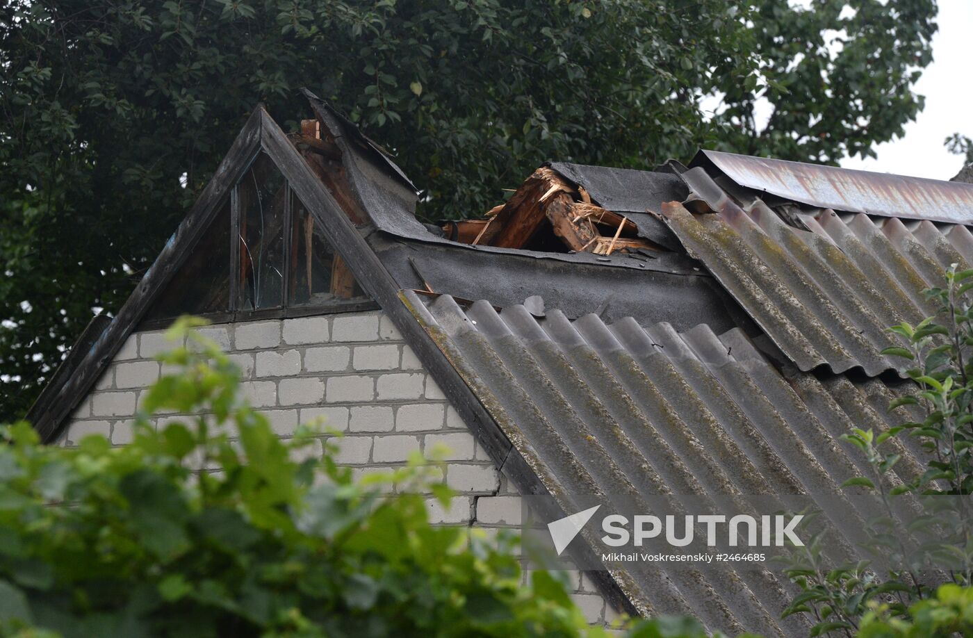 Crash site of Malaysia Airlines flight MH17 near Shaktyorsk