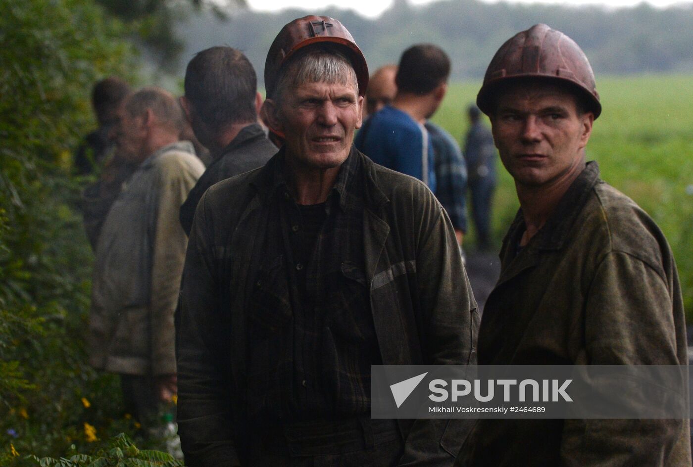 Crash site of Malaysia Airlines flight MH17 near Shaktyorsk