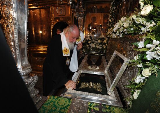 Vladimir Putin takes part in celebrating 700th birth anniversary of Venerable St. Sergius of Radonezh