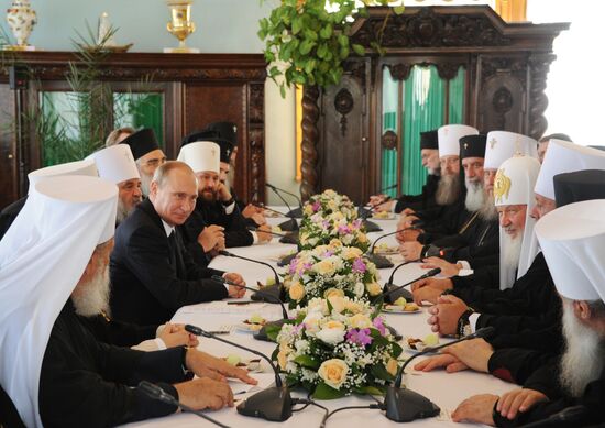 Vladimir Putin takes part in celebrating 700th birth anniversary of Venerable St. Sergius of Radonezh