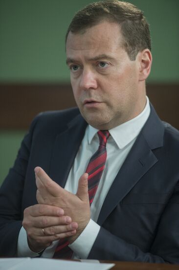 Dmitry Medvedev's working trip to Lipetsk