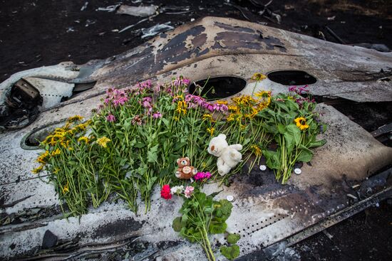 Bodies recovered at Malaysia Airlines Boeing 777 crash site near Shakhtyorsk