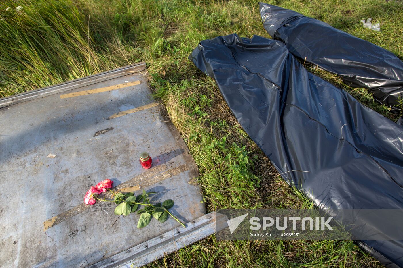 Bodies recovered at Malaysia Airlines Boeing 777 crash site near Shakhtyorsk