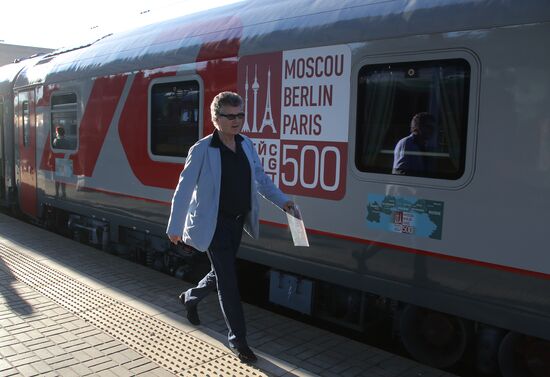 Anniversary trip of Train No. 23/24 Moscow-Berlin-Paris