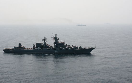 Russian-Indian naval exercise Indra-2014