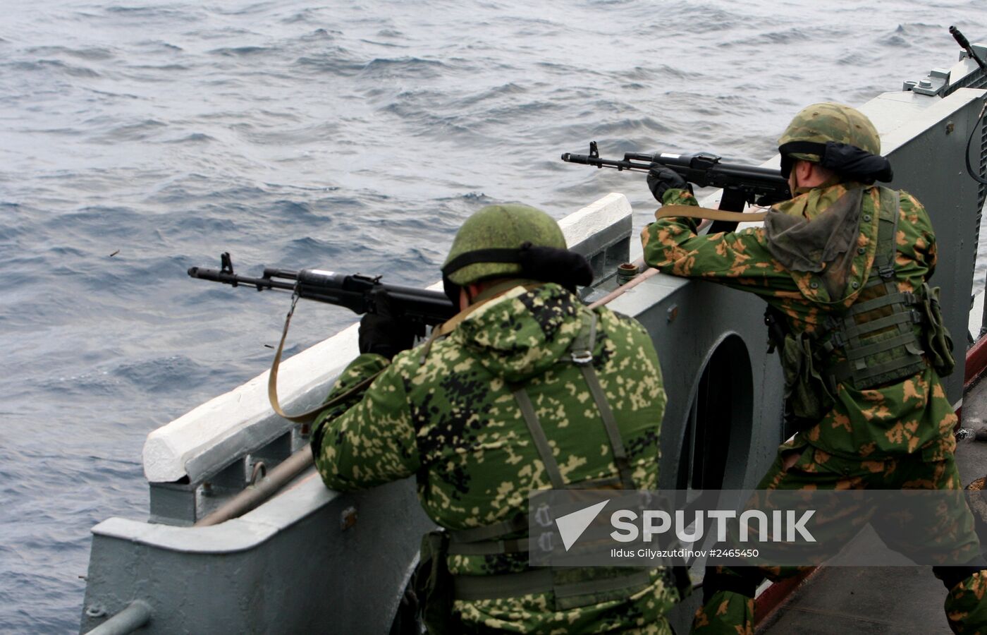 Russian-Indian naval exercise Indra-2014