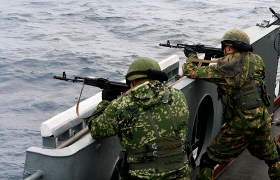 Russian-Indian naval exercise Indra-2014