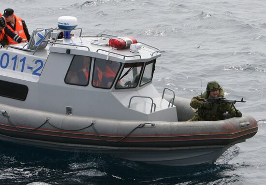 Russian-Indian naval exercise Indra-2014