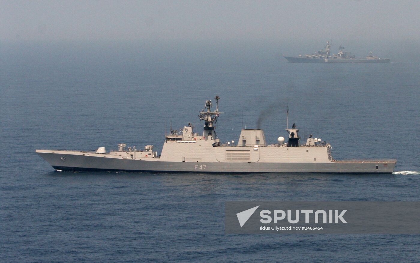 Russian-Indian naval exercise Indra-2014