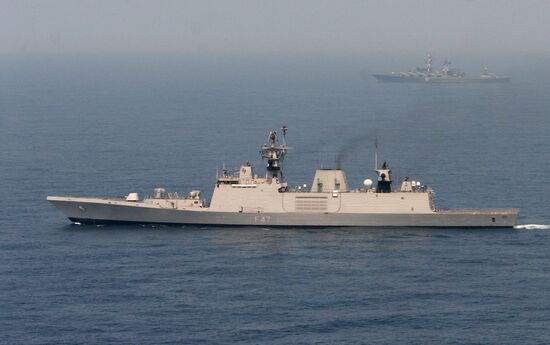 Russian-Indian naval exercise Indra-2014