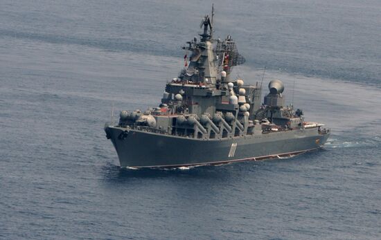 Russian-Indian naval exercise Indra-2014
