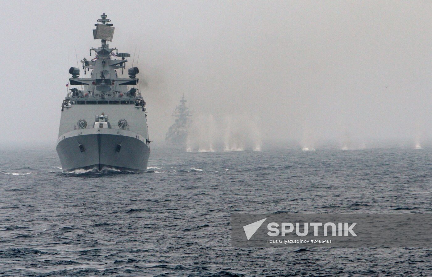 Russian-Indian naval exercise Indra-2014
