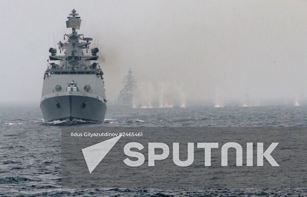 Russian-Indian naval exercise Indra-2014