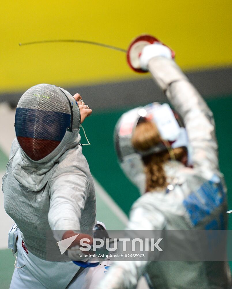 World Fencing Championships 2014 in Kazan. Day seven