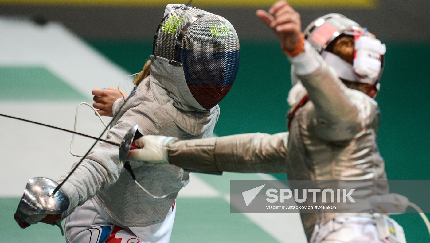 World Fencing Championships 2014 in Kazan. Day seven
