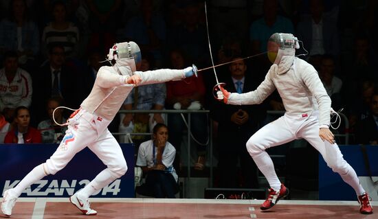 World Fencing Championships 2014 in Kazan. Day seven