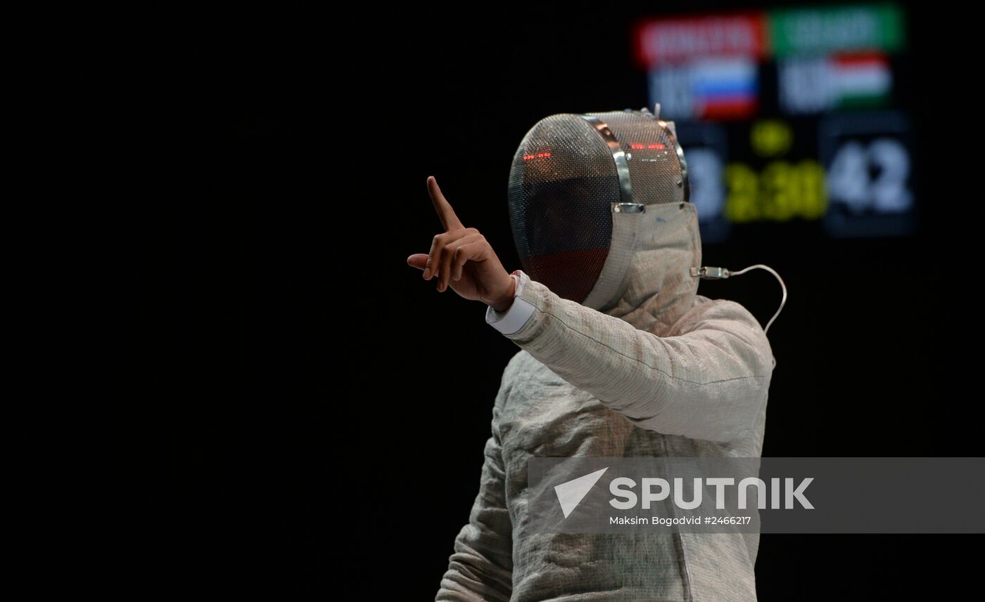 World Fencing Championships 2014 in Kazan. Day seven