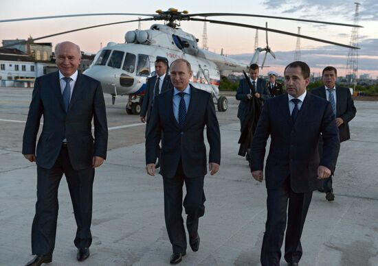 Vladimir Putin visits the Samara Region