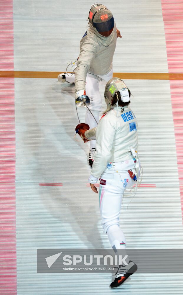 World Fencing Championships 2014 in Kazan. Day seven